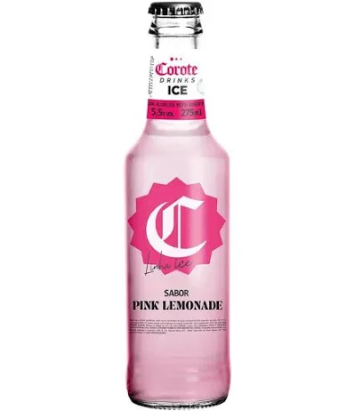 Corote Ice Pink Limon Long Neck 275 ml, Corote