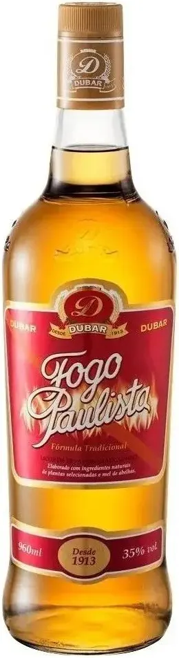 Licor Fogo Paulista Dubar 960 ml, Dubar