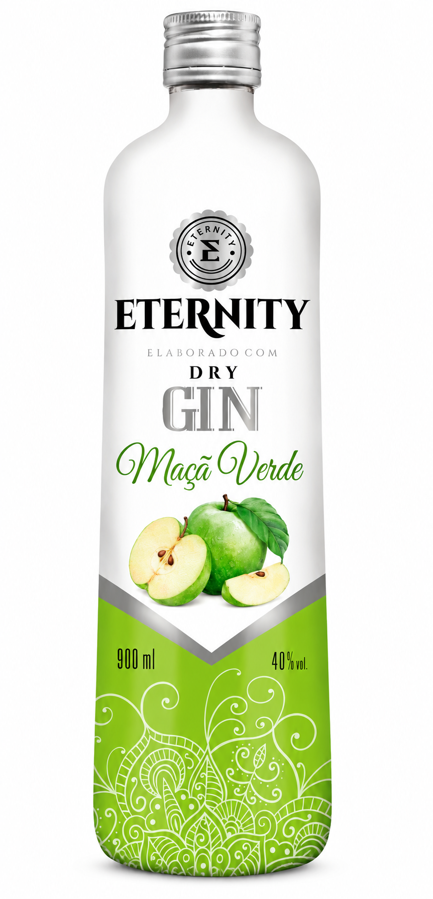 Gin Eternity Maçã Verde 900 ml, Eternity