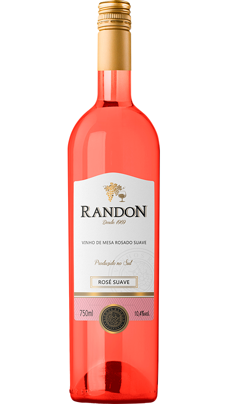 Vinho Randon Rosé Suave 750 ml, Randon