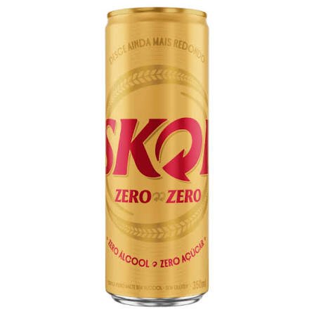 Cerveja Skol Zero Lata 350 ml, Skol