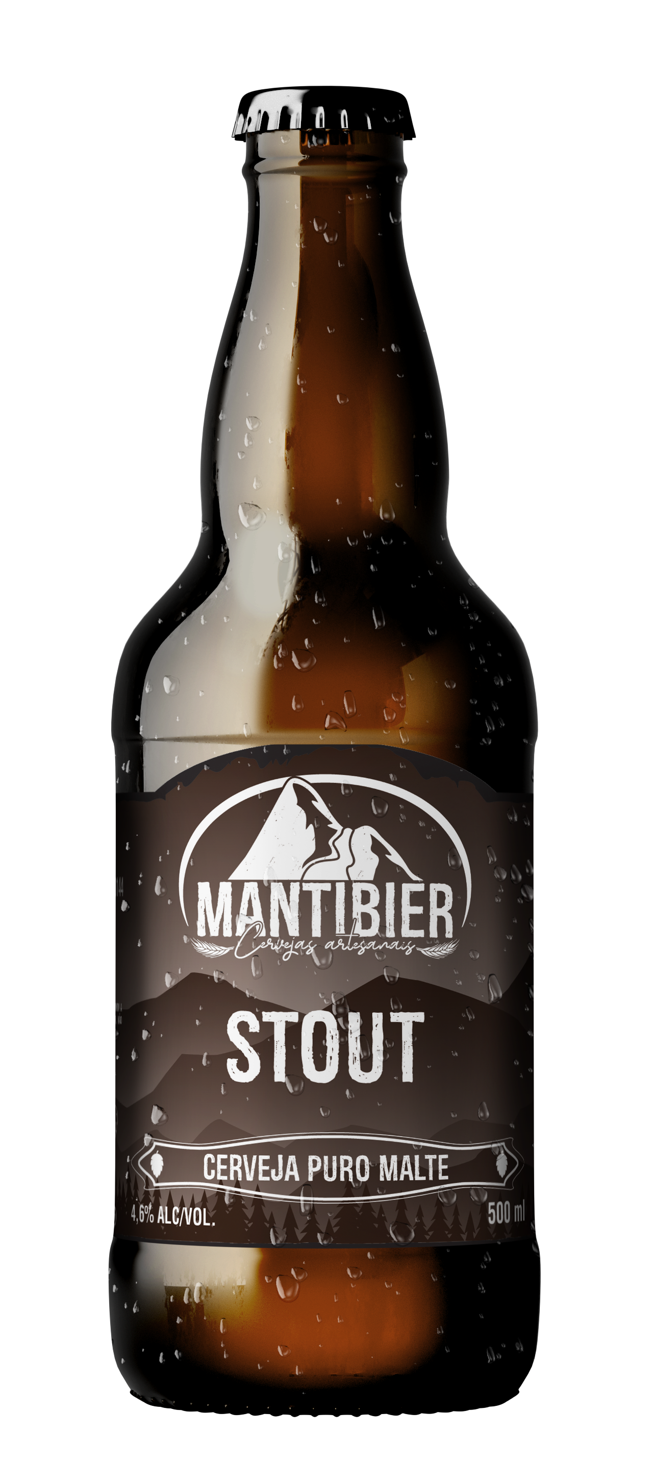 CERV MANTIBER STOUT 500ML, Mantibier