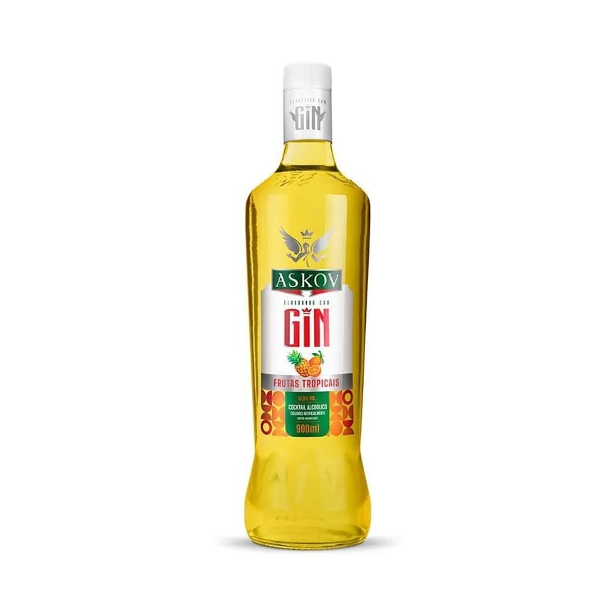 Askov Gin Frutas Tropicais 900 ml, Askov