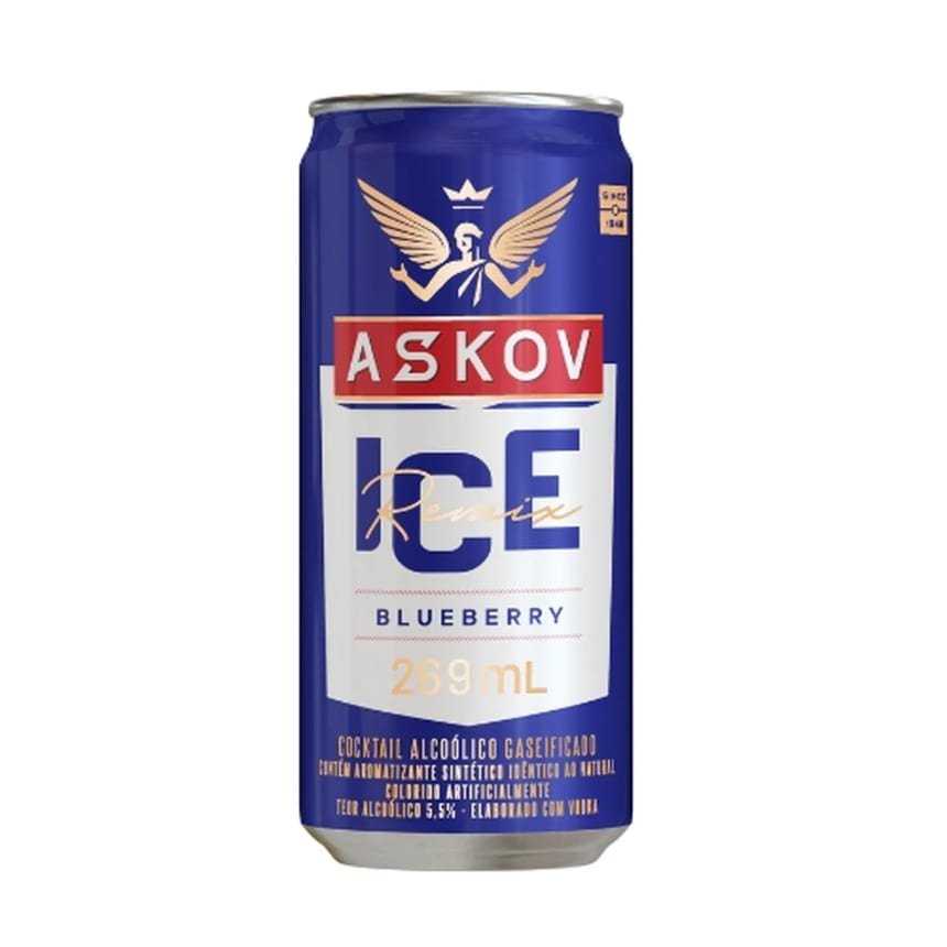 Askov Ice Blueberry Lata 269 ml, Askov