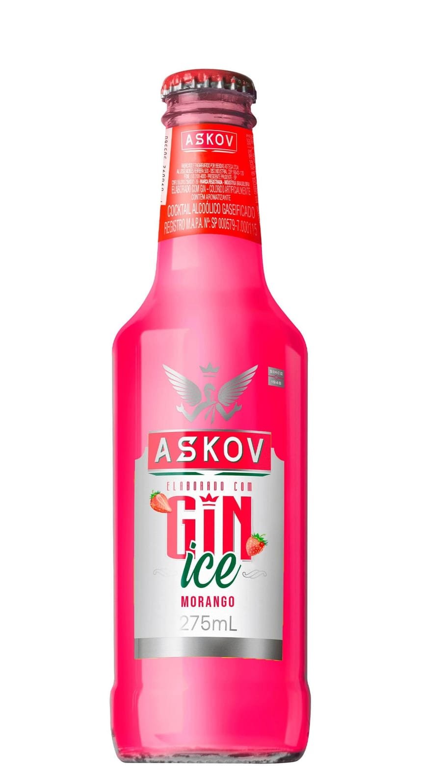 Askov Ice Gin Morango 275 ml, Askov