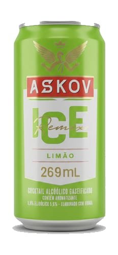 Askov Ice Limão Lata 269 ml, Askov