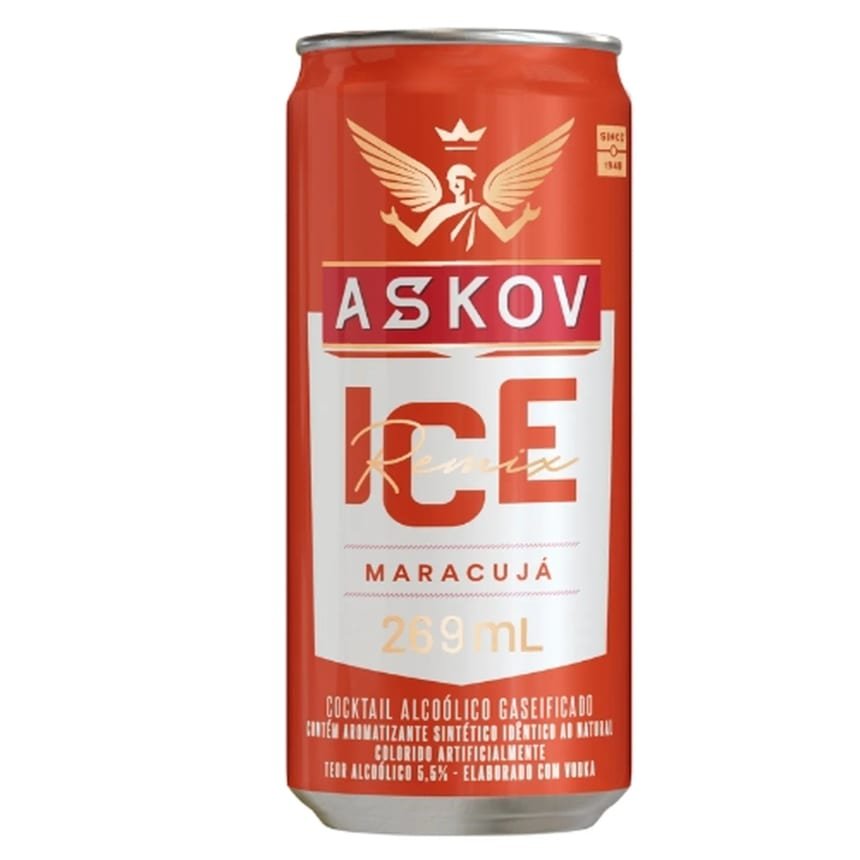 Askov Ice Maracujá Lata 269 ml, Askov