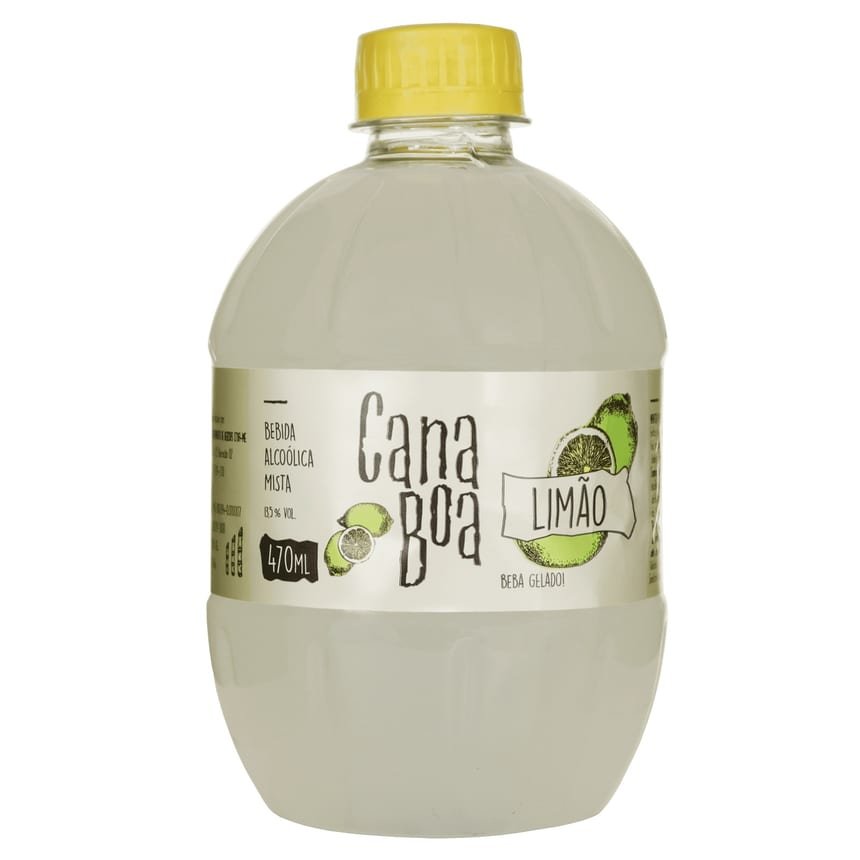 Cana Boa Limão PET 470 ml, Cana Boa