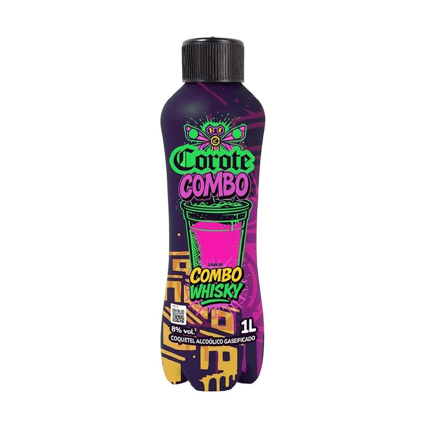 Corote Combo Whisky PET 1 L, Corote