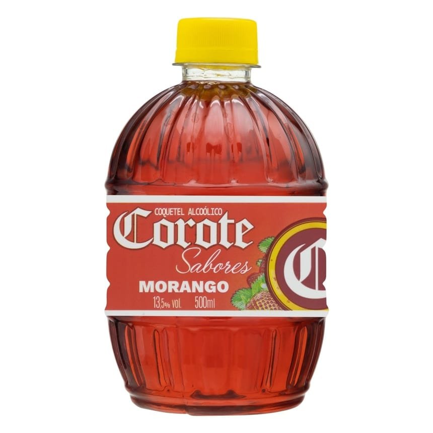 Corote Morango PET 500 ml, Corote