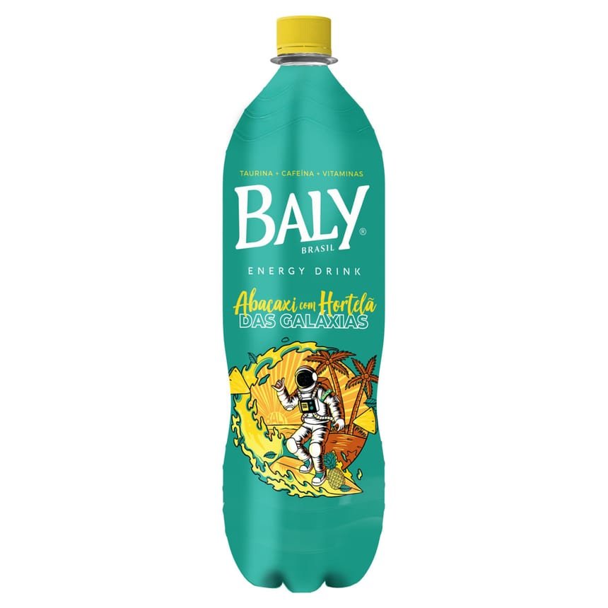 Energético Baly Abacaxi com Hortelã PET 2 L, Baly