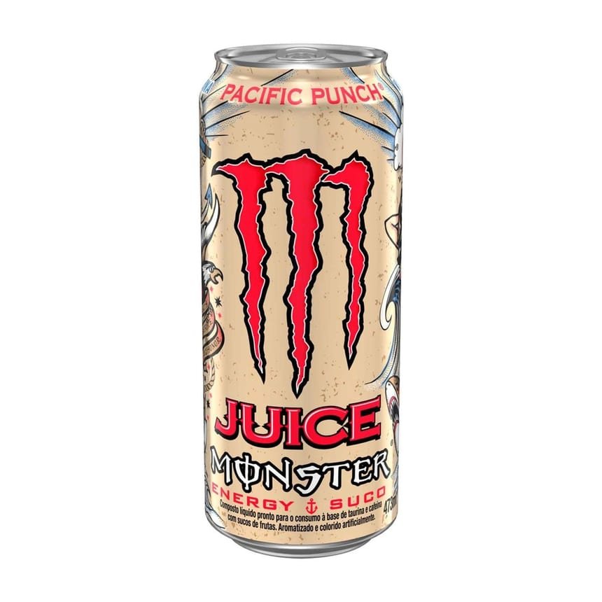 Energético Monster Pac.punch Lata 473 ml, Monster