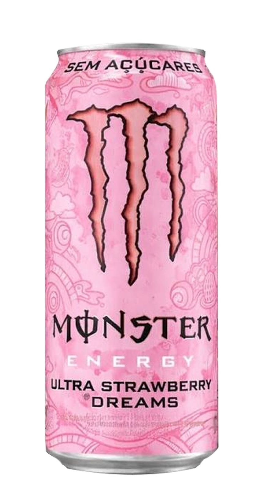 Energético Monster Strawberry Lata 473 ml, Monster