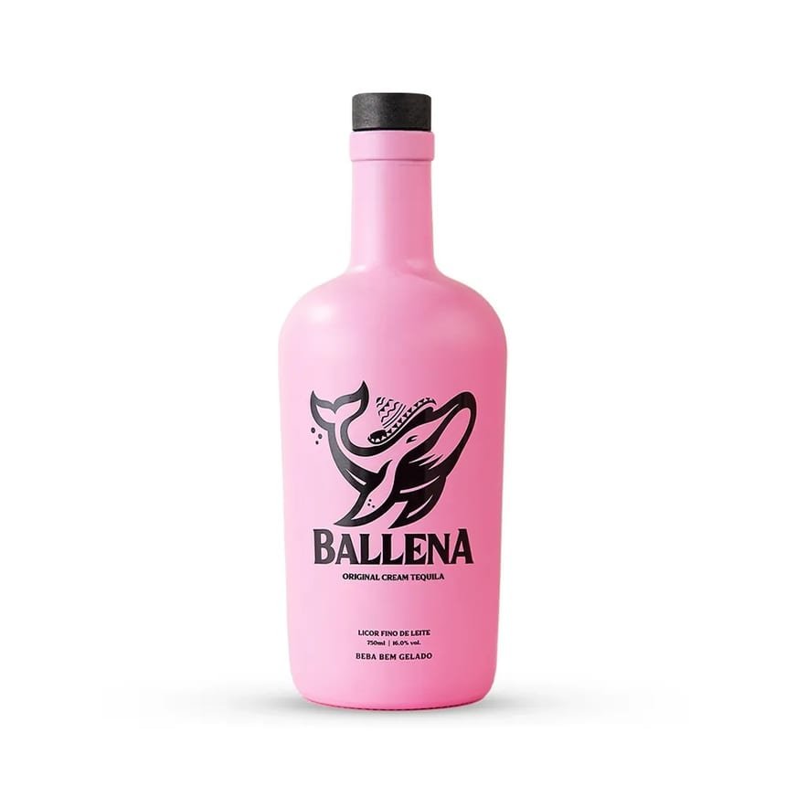 Licor Ballena Teq Morango 750 ml, Ballena