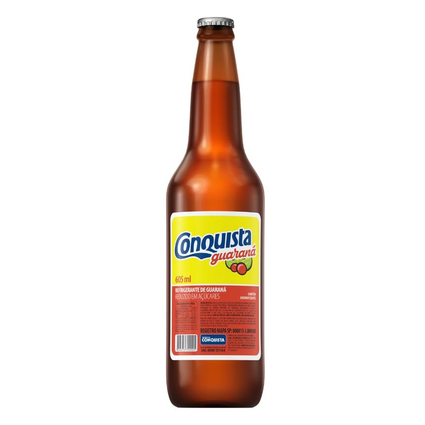 Refrigerante Conquista Guaraná Garrafa 605 ml, Conquista