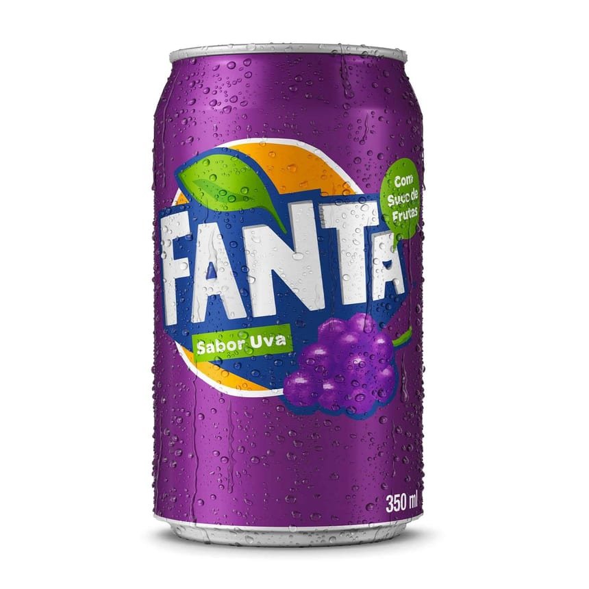 Refrigerante Fanta Uva Lata 350 ml, Fanta