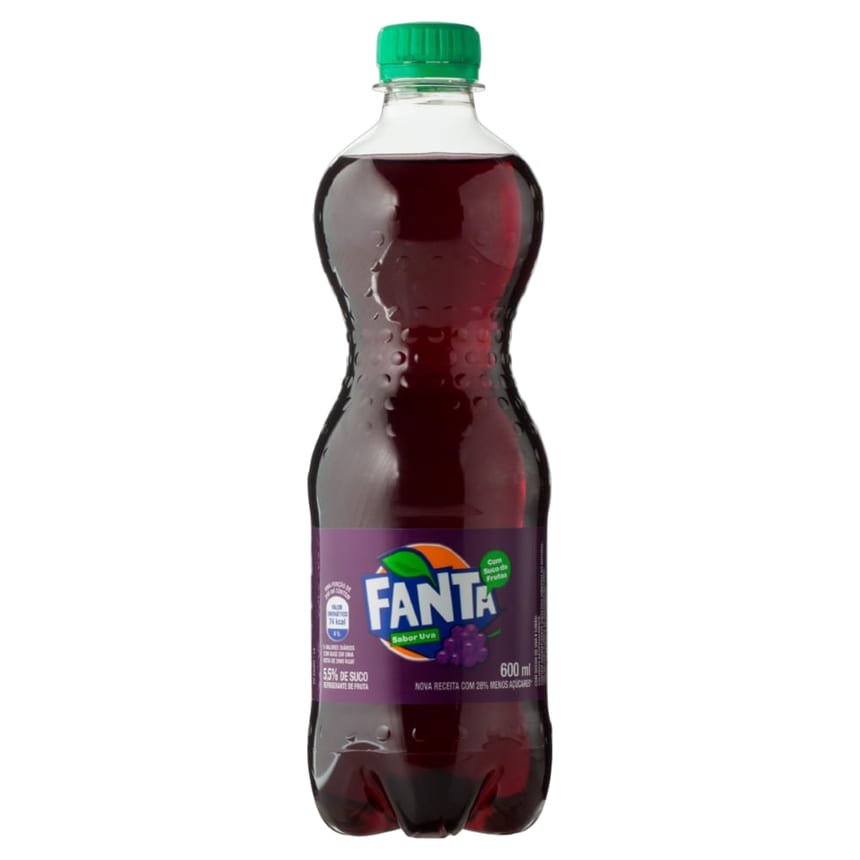 Refrigerante Fanta Uva PET 600 ml, Fanta