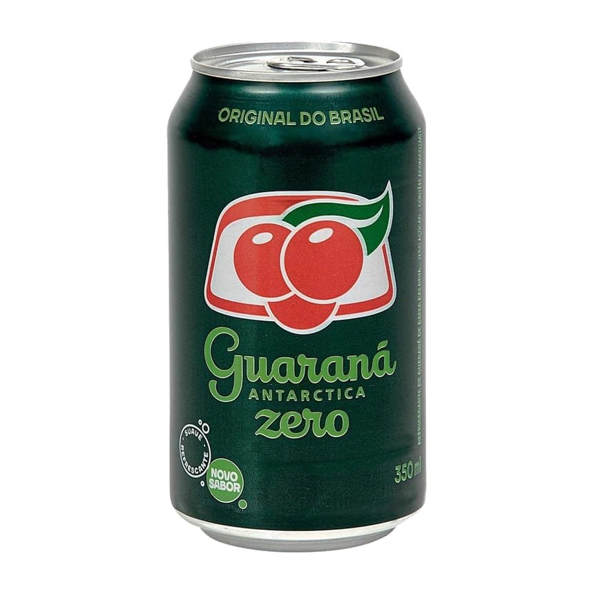 Refrigerante Guaraná Antarctica Zero Lata 350 ml, Guarana