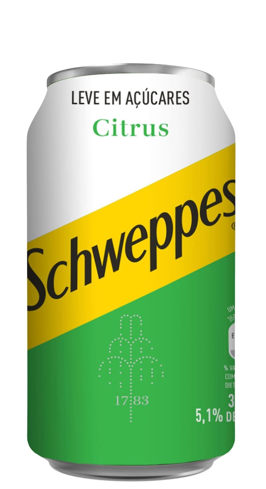 Schweppes Citrus sem A Lata 350 ml, Schweppes