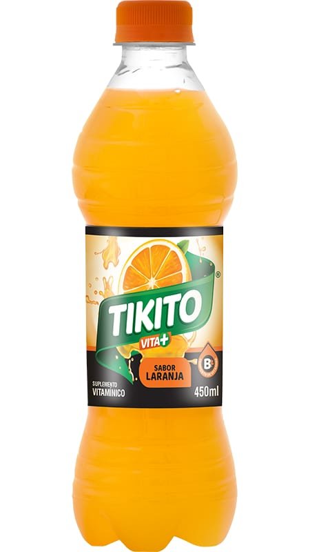 Suco Tikito Laranja PET 450 ml, Tikito