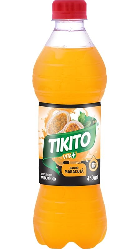 Suco Tikito Maracujá PET 450 ml, Tikito