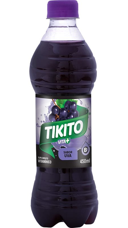 Suco Tikito Uva PET 450 ml, Tikito