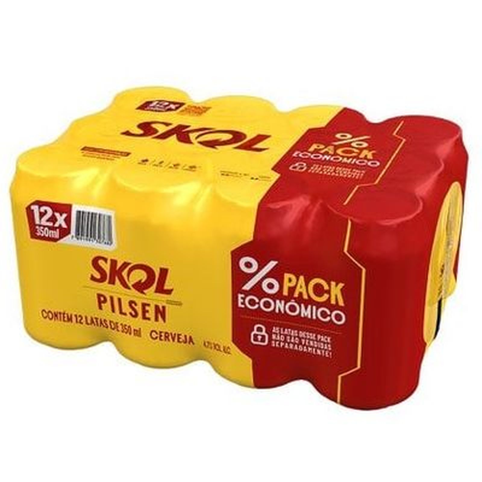 Cerveja Skol Lata 350 ml, Skol