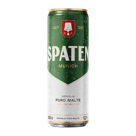 Cerveja Spaten Lata Sleek 350 ml, Spaten
