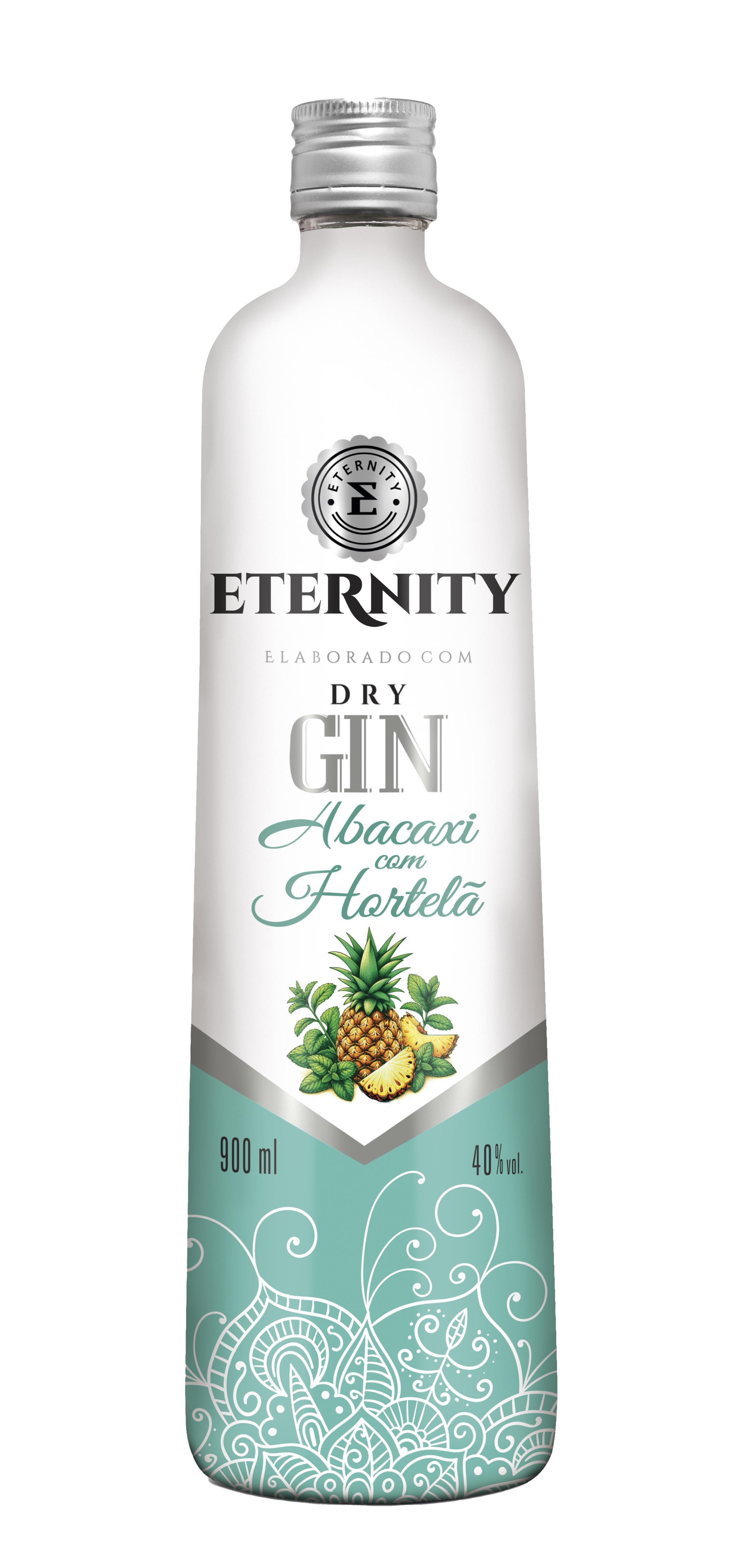 Gin Eternity Abacaxi/Hortelã 900 ml, Eternity