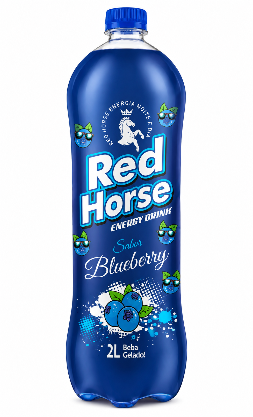 ENERG RED HORSE BLUEBER PET 2L, Red Horse