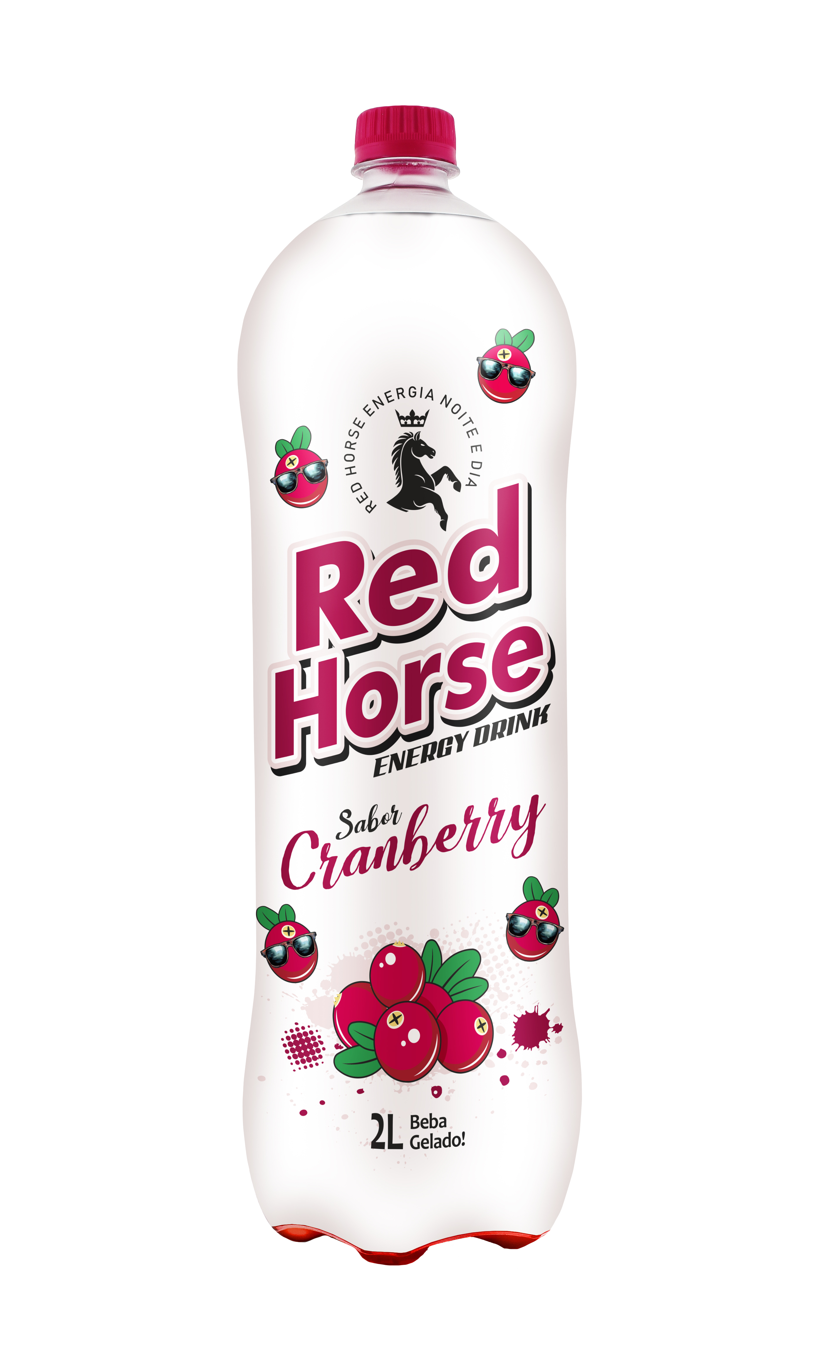 ENERG RED HORSE CRANBER PET 2L, Red Horse