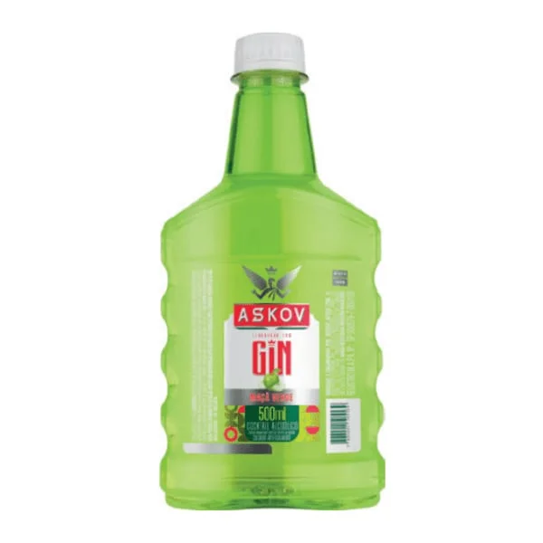Askov Gin Maçã Verde 500 ml, Askov