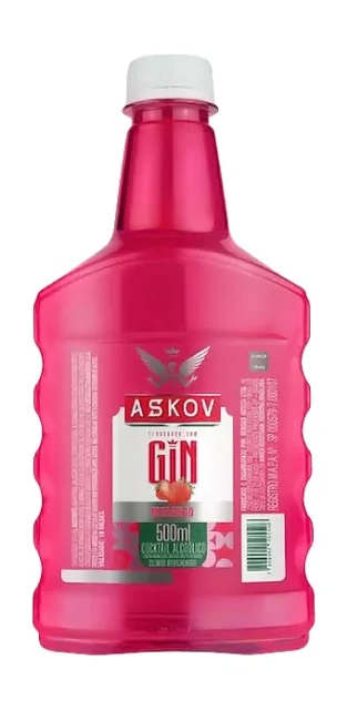 Askov Gin Morango 500 ml, Askov