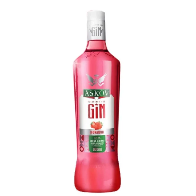 Askov Gin Morango 900 ml, Askov