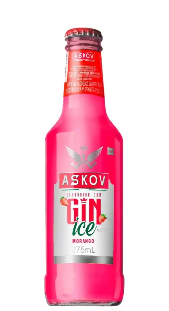 Askov Ice Gin Morango 275 ml, Askov
