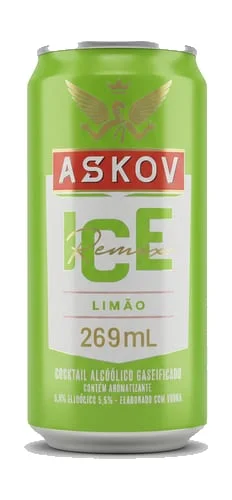 Askov Ice Limão Lata 269 ml, Askov