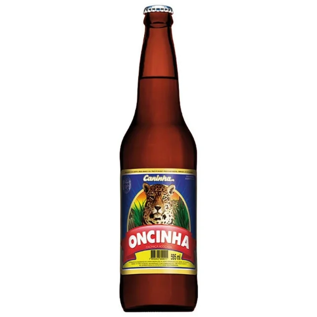 Cachaça Caninha Oncinha 595 ml Retornável, Oncinha