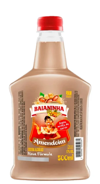 Coquetel Baianinha Amendoim 500 ml, Baianinha