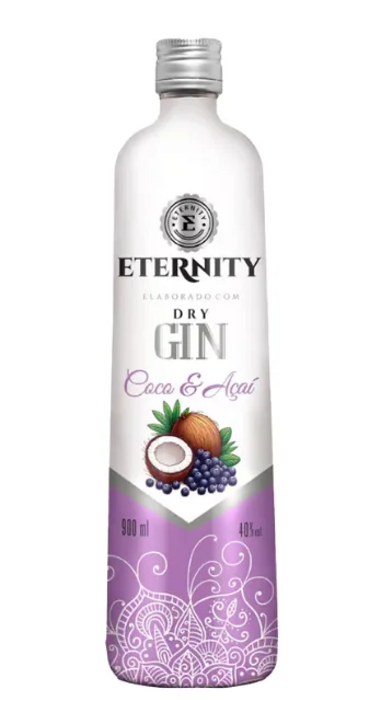 Gin Eternity Coco e Açaí 900 ml, Eternity