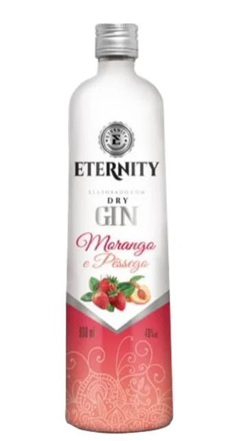 Gin Eternity Morango/Pêssego 900 ml, Eternity
