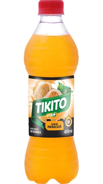 Suco Tikito Maracujá PET 450 ml, Tikito