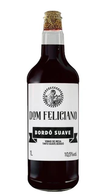 Vinho D. Feliciano Suave Bordo 1 L, D. Feliciano