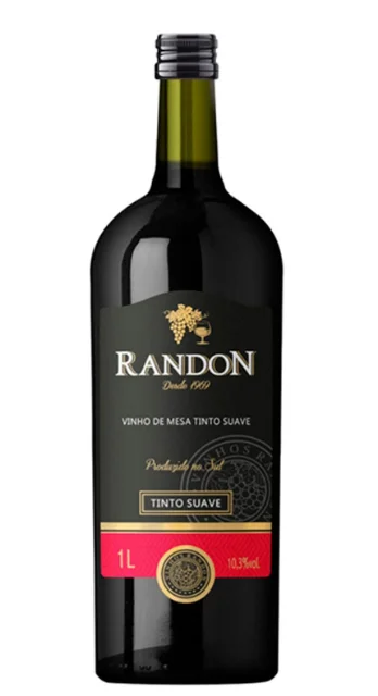 Vinho Randon Tinto Suave 1 L, Randon