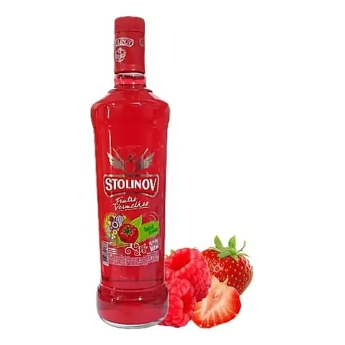 Vodka Stolinov Frutas Vermelhas 880 ml, Stolinov