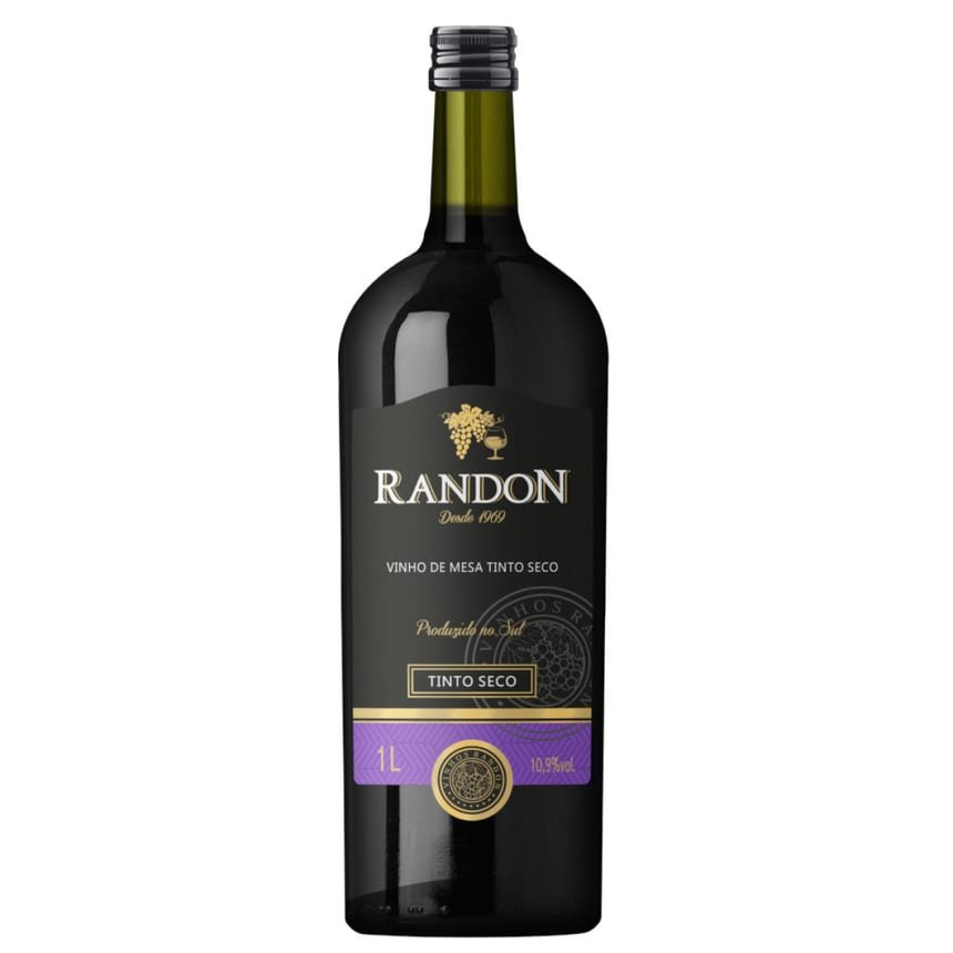 Vinho Randon Tinto Seco 1 L, Randon