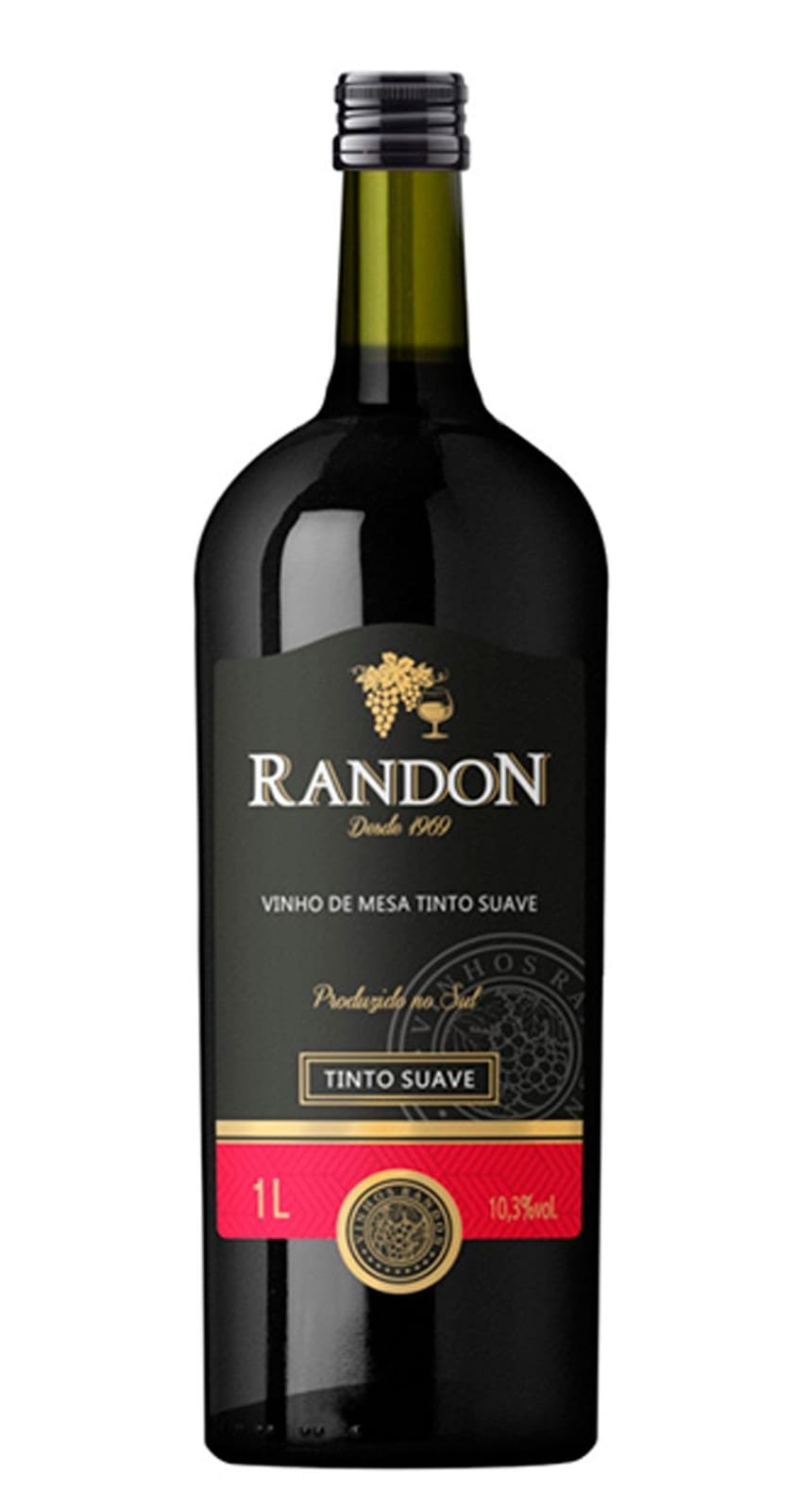 Vinho Randon Tinto Suave 1 L, Randon