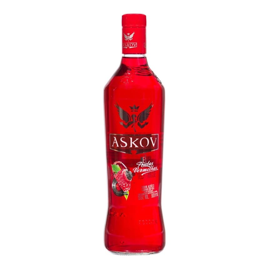 Vodka Askov Fr Vermelhas 900 ml, Askov