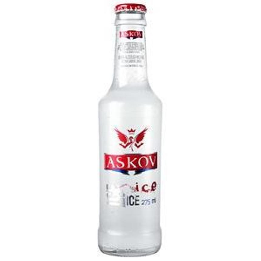 Vodka Askov Ice Limão Long Neck 275 ml, Askov