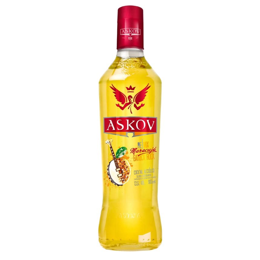 Vodka Askov Maracujá 900 ml, Askov